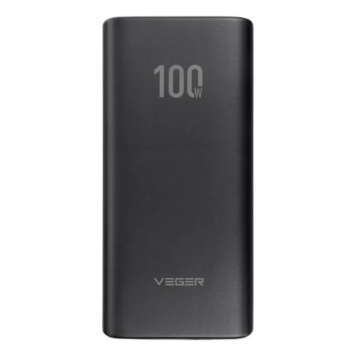 VEGER powerbank 20 000 mAh PD QC3.0 5A 100W T100 (W2032C-100) fekete - 8