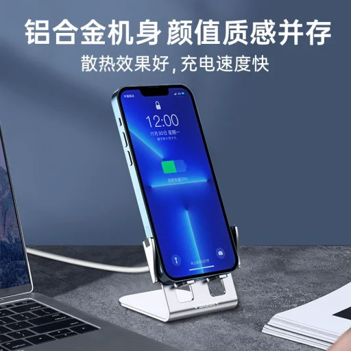 VEGER vezeték nélküli töltő Qi 15W Y53 szürke - 4