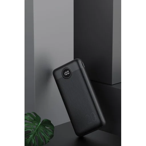 VEGER powerbank 20 000 mAh PD QC3.0 2A 20W L20S (VP2039PD / W2039PD) fekete - 11