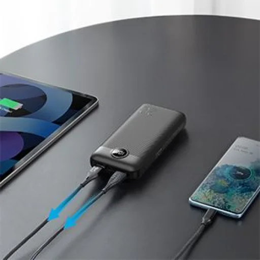 VEGER powerbank 20 000 mAh PD QC3.0 2A 20W L20S (VP2039PD / W2039PD) fekete - 22