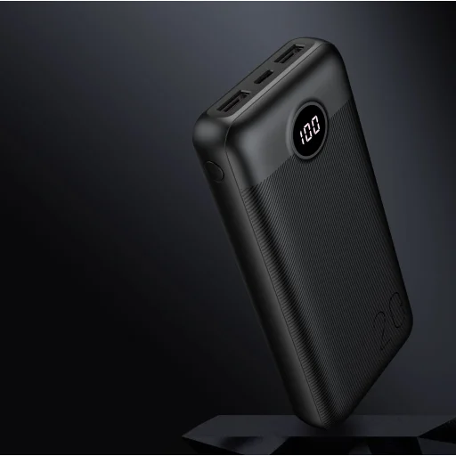 VEGER powerbank 20 000 mAh PD QC3.0 2A 20W L20S (VP2039PD / W2039PD) fekete - 6