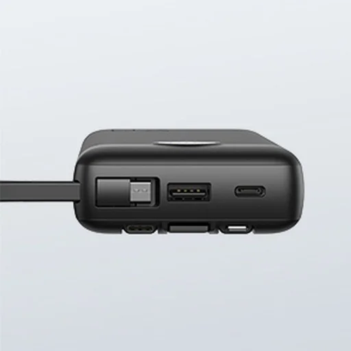 VEGER powerbank 20 000 mAh beépített kábelekkel Micro USB / Type C / Lightning C20 (W2047) fekete - 11