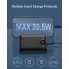 VEGER powerbank 20 000 mAh PD QC3.0 2A 22,5W S20 (W2053) fekete thumbnail