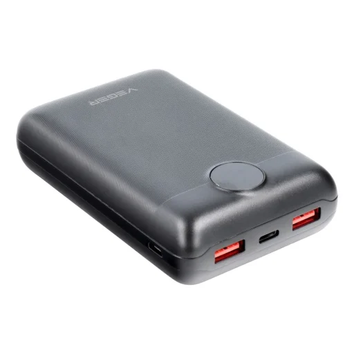 VEGER powerbank 20 000 mAh PD QC3.0 2A 22,5W S20 (W2053) fekete - 14