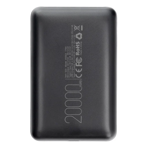VEGER powerbank 20 000 mAh PD QC3.0 2A 22,5W S20 (W2053) fekete - 15