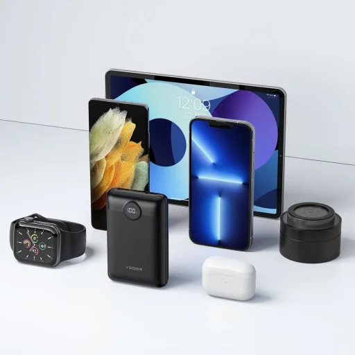 VEGER powerbank 20 000 mAh PD QC3.0 2A 22,5W S20 (W2053) fekete - 6