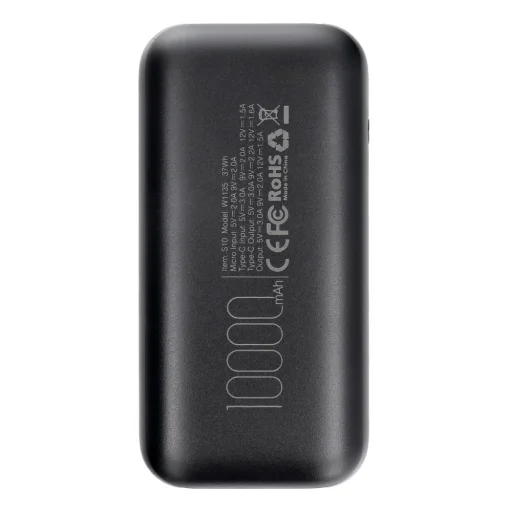 VEGER powerbank 10 000 mAh PD QC3.0 3A 20W S10 (W1135) fekete - 4