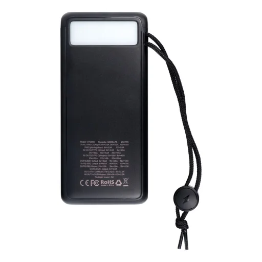 VEGER powerbank 56 000 mAh PD QC3.0 5A 130W Tank Boost (W5001C) fekete - 3
