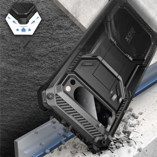  Google Pixel 9 Pro Xl Fekete Supcase Iblsn Armorbox tok - 2