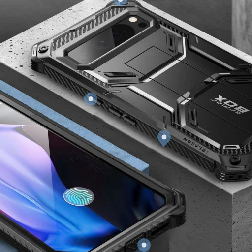  Google Pixel 9 Pro Xl Fekete Supcase Iblsn Armorbox tok - 4