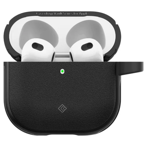 APPLE AIRPODS 4 CASEOLOGY VAULT matt fekete tok - 3