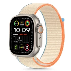 TECH-PROTECT NYLON APPLE WATCH 6 / 7 / 8 / 9 / 10 / 11 / SE (40 / 41 / 42 MM) KRÉM szíj