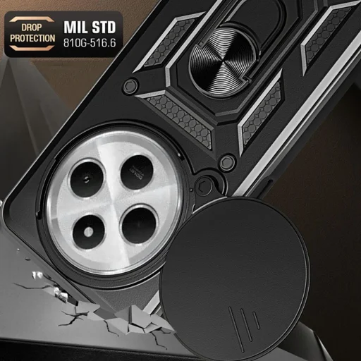 Xiaomi Redmi 14c Tech-protect Camshield Pro Fekete Tok - 2