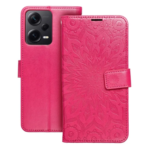 MEZZO fliptok XIAOMI Redmi Note 12 5G mandala magenta tok - 1
