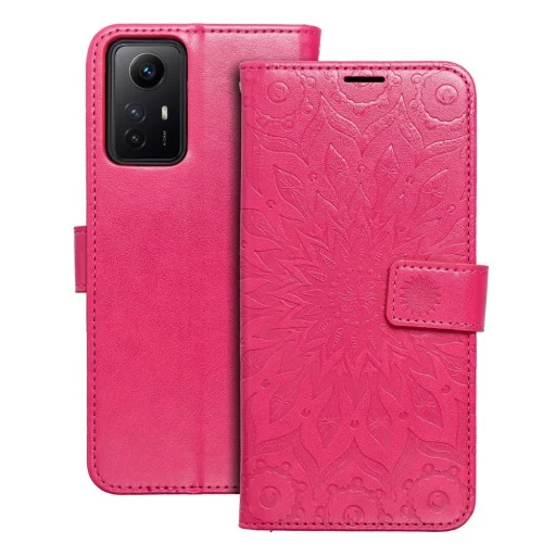 MEZZO fliptok Xiaomi Redmi Note 12S mandala magenta tok - 1