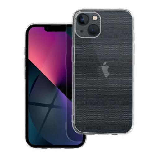 Áttetsző tok 2 mm iPhone 13-hoz (kameravédelem) átlátszó tok - 1
