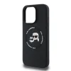  iPhone 16 Pro Fekete Karl Lagerfeld Liquid Silicone K&CH Heads MagSafe tok thumbnail