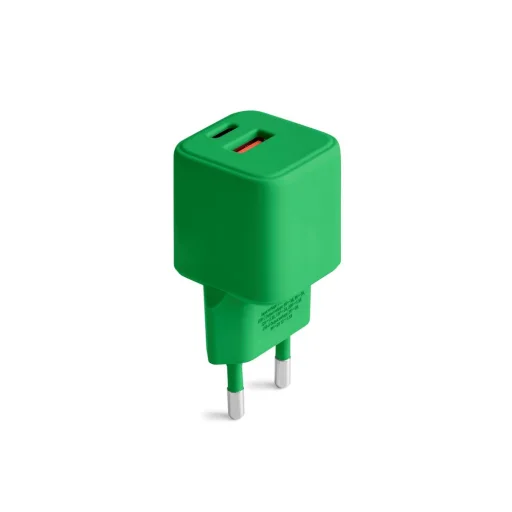 COLORUM fali töltő USB-A + USB-C PD 30W CLS30-AC-04 xGreen - 2