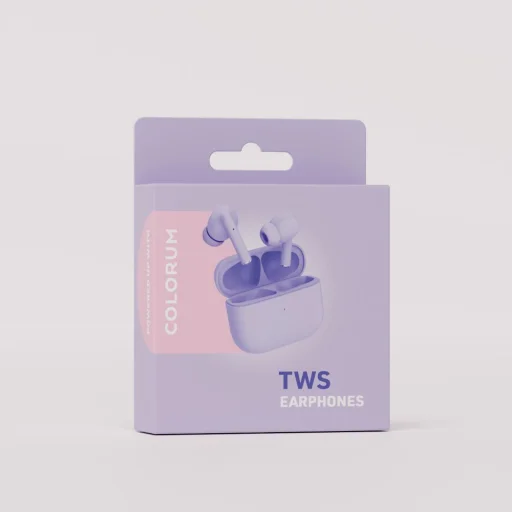COLORUM TWS Bluetooth fülhallgató CTWS-09 xLavenda - 3