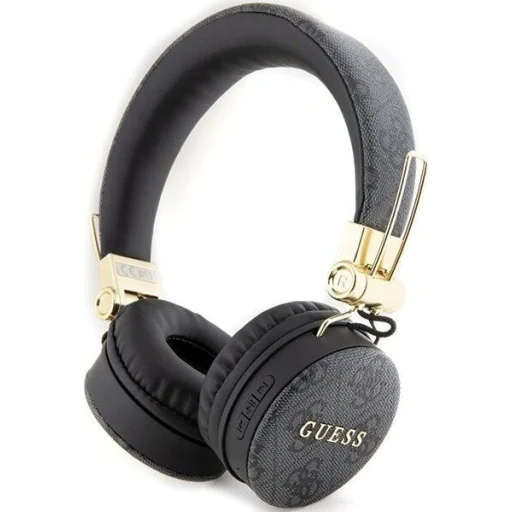 Guess PU Leather 4G Metal Logo BT5.3 sztereó fejhallgató fekete - 2