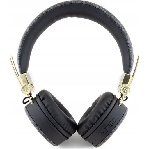 Guess PU Leather 4G Metal Logo BT5.3 sztereó fejhallgató fekete - 1