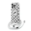  iPhone 16 Pro Max átlátszó Karl Lagerfeld IML Monogram Crossbody K&CH Heads MagSafe tok thumbnail