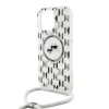  iPhone 16 Pro Max átlátszó Karl Lagerfeld IML Monogram Crossbody K&CH Heads MagSafe tok thumbnail