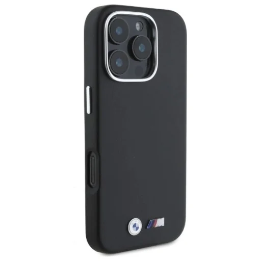  iPhone 16 Pro Max 6.9" fekete/fekete BMW BMHMP16X23PMWK kemény tok M Smooth Full Wrapped Metal MagSafe tok - 4