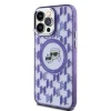  iPhone 15 Pro Lila Karl Lagerfeld IML Monogram Karl & Choupette Fej MagSafe tok thumbnail