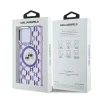  iPhone 15 Pro Lila Karl Lagerfeld IML Monogram Karl & Choupette Fej MagSafe tok thumbnail