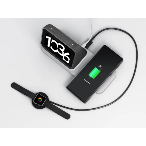 Lenovo Smart Clock 2 + Vezeték nélküli állomás - 3