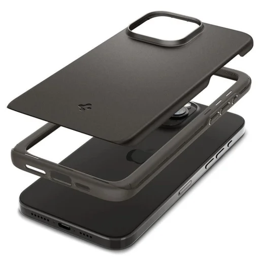 Spigen Thin Fit, gunmetal - iPhone 15 Pro Max - 12