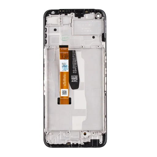 LCD kijelző + érintőegység + előlapi keret Realme 8i-hez - 2