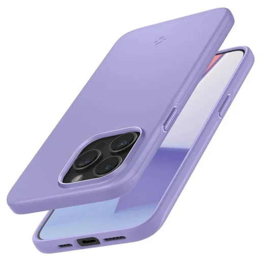  iPhone 15 Pro Max Spigen Vékony Illeszkedés, írisz lila tok - 14