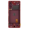 LCD kijelző + Érintőképernyő + Előlap Samsung G781 5G Galaxy S20 FE Cloud Red (Szervizcsomag) thumbnail