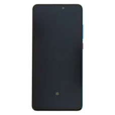 LCD kijelző + Érintőképernyő + Előlap Xiaomi Mi9T/Mi9T Pro Kék