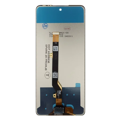 LCD kijelző + Érintőegység Infinix Hot 40/Tecno Spark 20 Pro Fekete - 2