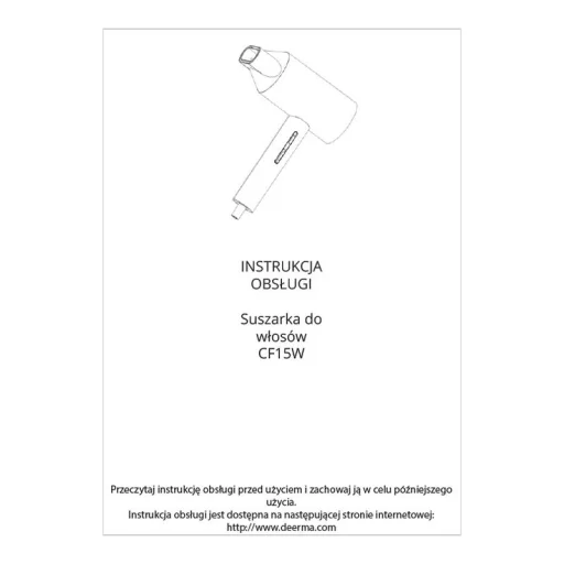 Deerma CF15W hajszárító - 6