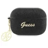 Guess GUAP2GLGSHK AirPods Pro 2 tok fekete/fekete Glitter Flake 4G Charm thumbnail