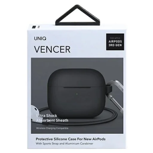 Uniq Vencer szilikontok AirPods 3-hoz - szürke - 7