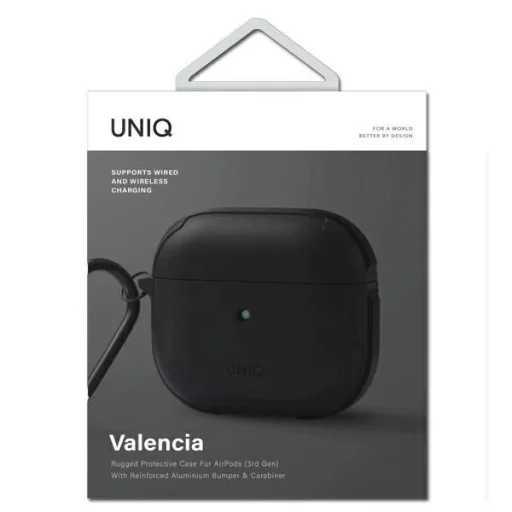 Uniq Valencia tok AirPods 3-hoz - fekete - 4