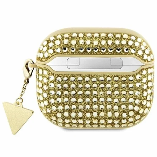 Guess GUA3HDGTPD AirPods 3 tok arany/arany Rhinestone Triangle Charm tok - 2