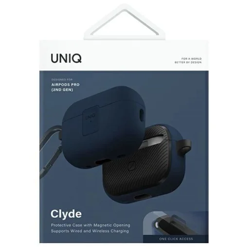 Uniq Clyde Lock AirPods Pro 2 tok (2022/2023) - kék-sötétszürke - 7