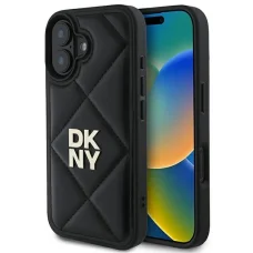  iPhone 16 Fekete DKNY Steppelt Logós tok