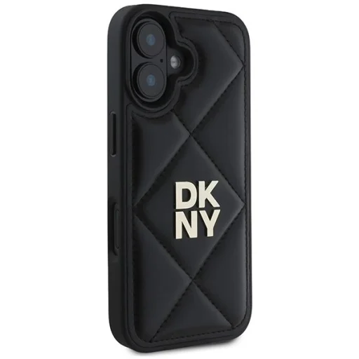  iPhone 16 Fekete DKNY Steppelt Logós tok - 4
