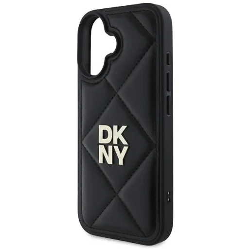  iPhone 16 Fekete DKNY Steppelt Logós tok - 6
