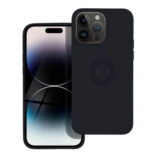 SILICONE RING tok iPHONE 14 Pro Max fekete - 11
