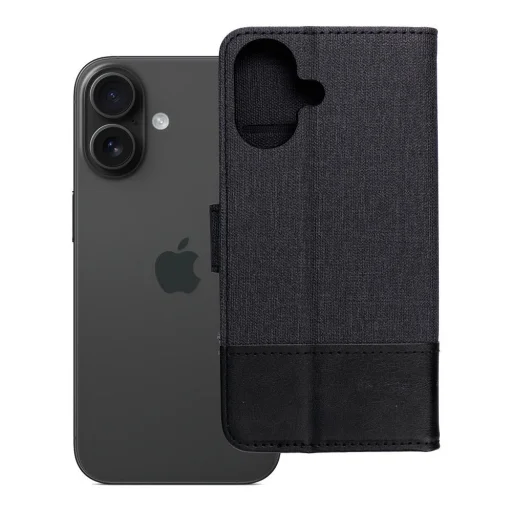 Čierne puzdro GOMMA na iPhone 16 - 9