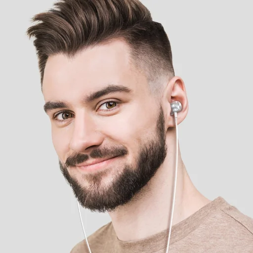 Borofone BM93 Platinum fülhallgató mikrofonnal ezüst - 3