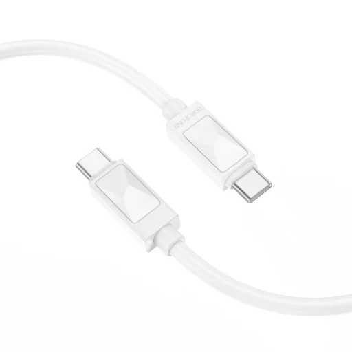 Borofone Kábel BX109 Joy - Type C to Type C - 60W 3A 1 méter fehér - 2